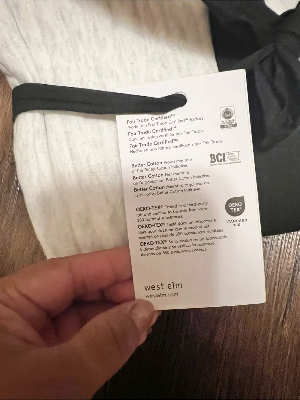 West Elm Grey Pillow Sham